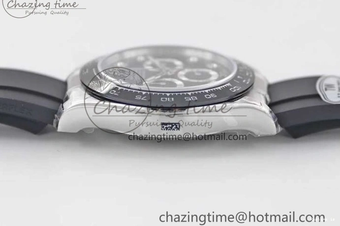 1218 Breathable Daytona 116519 SS TWF 1:1 Best Edition 904L Steel Black Diamonds Dial on Oysterflex Strap A 2413